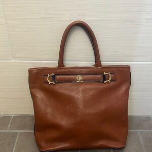 Tory Burch Brown Leather Handbag VTG 💥 ‼️PRICE CUT‼️